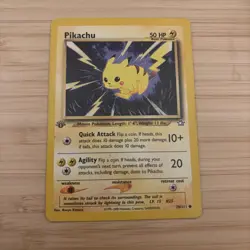 Pokemon Neo Genesis 1st Edition Picachu Regular Finish 70/111 Mint! Vintage - Image 1