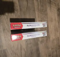 2 Pokemon Scarlet & Violet 151 Alakazam EX Collection Box’s - Image 4