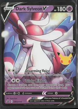 Dark Sylveon V Promo SWSH: Sword & Shield Promo Cards SWSH134 NM Pokemon Card - Image 1