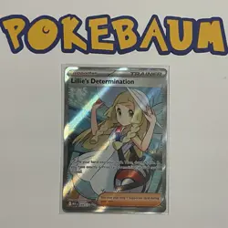 Lillie's Determination 169/132 - Me01: Mega Evolution Full Art Holo - Pokemon - Image 1