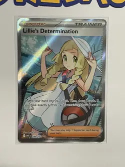 Lillie's Determination 169/132 - Me01: Mega Evolution Full Art Holo - Pokemon - Image 2