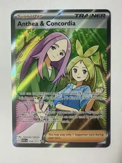 Anthea and Concordia 254/217 Ascended Heroes Pokemon TCG Full Art Trainer - Image 1
