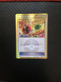Energy Retrieval 99/98 Gold Secret Rare Pokemon XY Ancient Origins 2015 Holo NM - Image 1