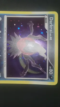 DARKRAI HOLO - POKEMON 4/106 DIAMANT ET PERLE DUELS AU SOMMET FR Parfait Etat - Image 3