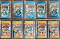 *STOCKING FILLER* 10x 2011 Sealed Pokemon Booster Pack Battle Disc Charizard - Image 1
