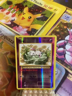 Mew 53/108 NM Near Mint XY Evolution Reverse Holofoil Holo Pokemon Card - Image 2