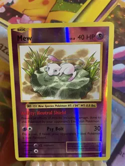 Mew 53/108 NM Near Mint XY Evolution Reverse Holofoil Holo Pokemon Card - Image 3