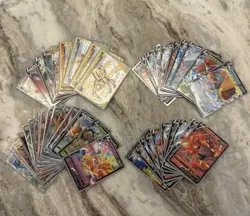 Pokemon Lot Of 47 V GX Full Art Trainer Break - Image 1
