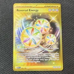 Pokemon Reversal Energy 266/182 Gold Rare Holo Special Energy SV04 Paradox Rift - Image 1