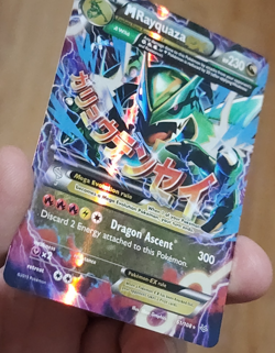 M Rayquaza EX 61/108 Full Art Ultra Rare XY Roaring Skies NM 2015 Pokemon Card - Image 5