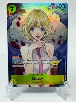Stussy OP13-110 SR Alternative Art Carrying On His Will One Piece TCG - Image 1