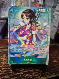 One Piece Tashigi Extra Booster Heroines Rare Holo EB03-018 Alt Art - Image 1