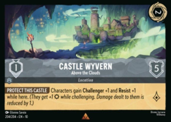Castle Wyvern-Above the Clouds 204/204 Whispers in the Well Non-Foil Lorcana - Image 1