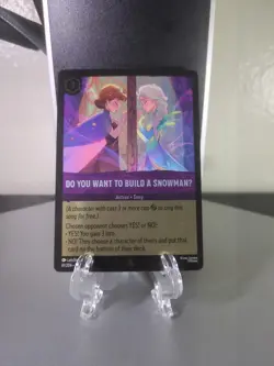 Do You Want To Build A SnowmanU 61/204 Winterspell Cold Foil Disney Lorcana - Image 2