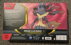 Pokemon TCG: Mega Lucario ex Figure Collection (1 Etched Foil Promo Card (READ) - Image 2
