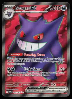 Gengar ex 193/162 Ultra Rare Temporal Forces Pokemon Card - Image 1