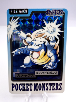 Pokemon Card Venusaur Blastoise Bandai Carddass File No.003 No.009 Japanese - Image 4