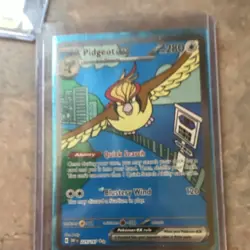Pokemon Pidgeot EX Full Art Rare Holo 225/197 Obsidian Flames 280 HP Card - Image 1