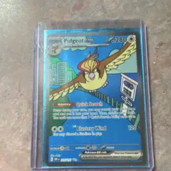 Pokemon Pidgeot EX Full Art Rare Holo 225/197 Obsidian Flames 280 HP Card - Image 2