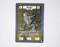 Shadow Kougra WFO-112 R - Neopets War for the Obelisk Battledome TCG Card - Image 1