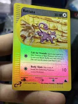 Rattata 90/144 Skyridge 2003 Reverse Holo e-Series Pokemon Card TCG - Image 5