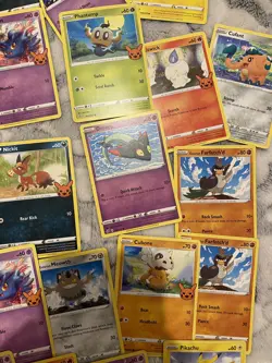 Pokemon Cards Trick Or Trade Halloween TCG Card Lot New Holo - Image 5
