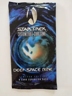 STAR TREK CCG Deep Space Nine Limited Edition SEALED Expansion Pack- 9 Cards - Image 1