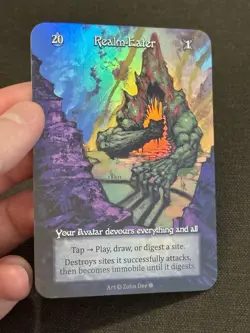 Sorcery Gothic Realm-Eater FOIL Avatar Near Mint Pack Fresh Card - Image 2