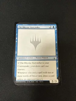 Magic The Gathering Unknown Event By Gavin Verhey “The Rhystic Storyteller” - Image 1