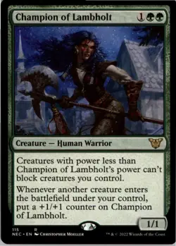 Champion of Lambholt R Commander: Kamigawa: Neon Dynasty 115 NM MTG x1 - Image 1