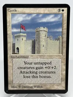 ALPHA Castle NM uncommon MTG Vintage Magic the Gathering Unplayed - Image 1