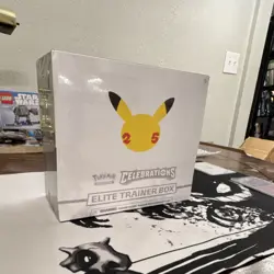 Pokemon Celebrations Pikachu Elite Trainer Box Sealed English + MYSTERY ITEM! - Image 2
