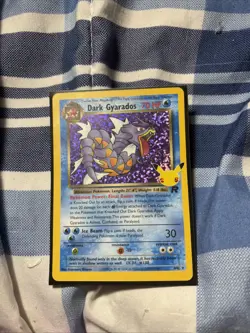 Dark Gyarados Pokemon Card 25/82 Non Holo Rare Team Rocket Vintage 1st Edition - Image 1