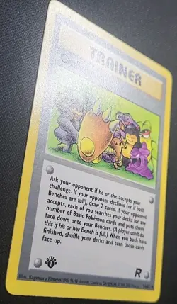 Pokemon Trainer - Challenge! 1st Edition Team Rocket 74/82 (NM+) - Image 3