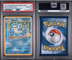 Pokemon PSA 10 GEM MINT Celebrations Blastoise 2/102 Classic Collection Holo - Image 2