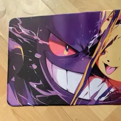 Pikachu Gengar Rubber Playmat For Tcg Trading Card Game Pokemon Mouse Pad - Image 3