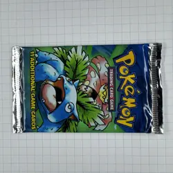 Unopened Sealed Base Set Booster Pack Vintage Pokemon Excellent Condition 1999 - Image 4