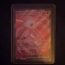 Pokemon Mew ex Sv: Scarlet & Violet 151 193/165 Ultra Rare Full Art Holo 180 HP - Image 1