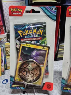 Pokemon TCG Twilight Masquerade Single Pack Blister Set Of 2 (1 Pupitar/1 Toxel) - Image 3