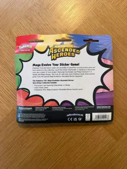 Pokemon Ascended Heroes Tech Sticker Pack – Charmander – New & Sealed - Image 2