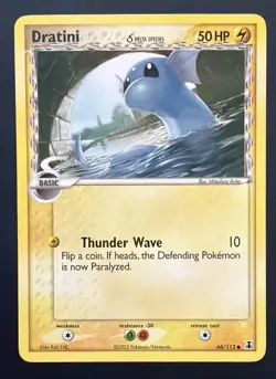 Pokemon TCG Dratini δ 66/113 Delta Species NM - Image 1