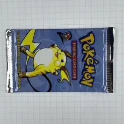 Unopened Sealed Base Set 2 Booster Pack Raichu Pokemon TCG Excellent Condition - Image 4
