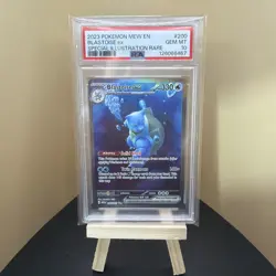 2023 Pokemon Mew En-151 Blastoise EX #200 Special Illustration Rare PSA 10 - Image 1
