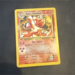 Pokemon Blaine's Charmeleon 31/132 Gym Challenge Uncommon Fire 70 HP English - Image 1