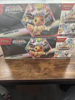 Pokemon Prismatic Evolutions Surprise Box/Booster Sam's Club Bundle (Lot Of 2) - Image 1