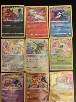 Pokemon Amazing Rare COMPLETE SET 9 Card Lot - Vivid Voltage & Shining Fates NM - Image 1
