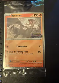 Pokemon Phantasmal Flames Reshiram 017/094 Promo Hot Topic Sealed TCG - Image 1