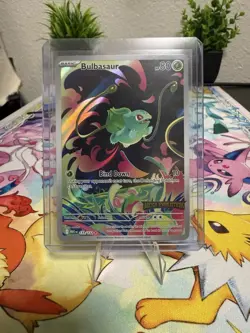 Pokemon Bulbasaur 133/132 Miscellaneous Mega Evolution Stamped Holo 80 HP - Image 1