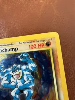 Pokemon TCG Machamp Holo 1st Edition Base Set #8/102 Holo - Image 5