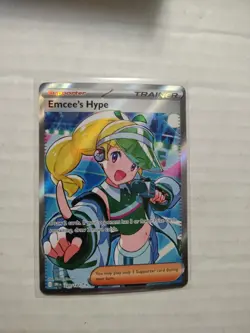Emcee's Hype - 220/182 - Pokemon Destined Rivals Ultra Rare - Image 1